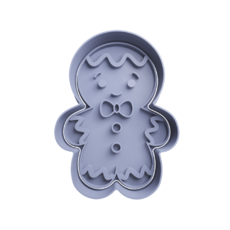 Gingerbread Man Cookie Cutter STL 13