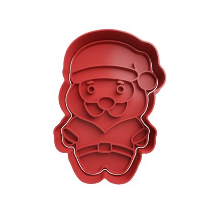 Santa Claus Cookie Cutter STL 24