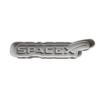 SpaceX Cookie Cutter STL