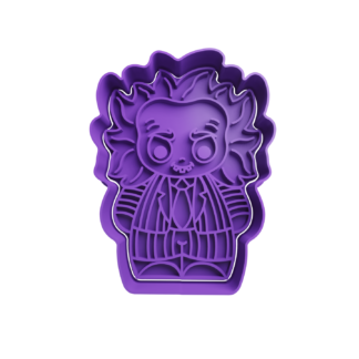 Beetlejuice Cookie Cutter STL 3