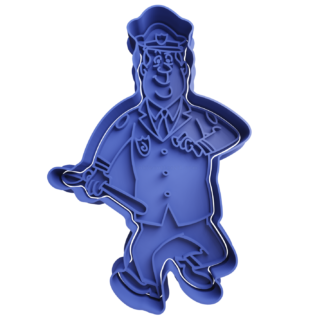 Officer Charlie Dibble Cookie Cutter STL