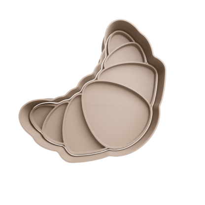 Croissant Cookie Cutter STL