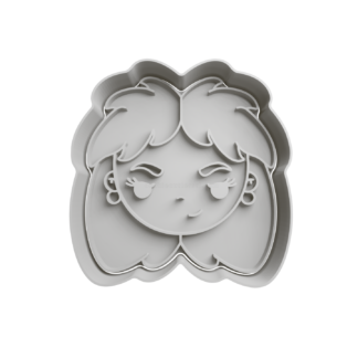 Cruella Head Cookie Cutter STL