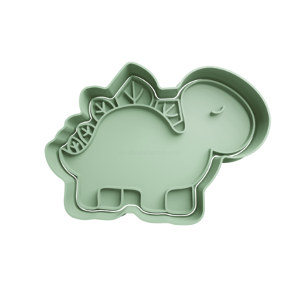 Stegosaurus Cookie Cutter STL 8