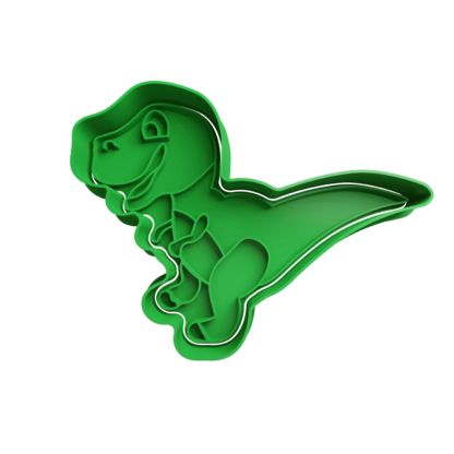 Tyrannosaurus Rex Cookie Cutter STL 7