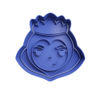 Evil Queen Head Cookie Cutter STL