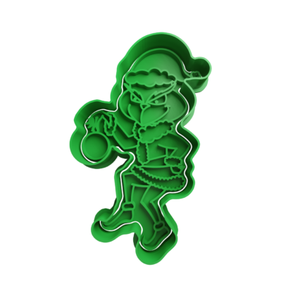 Grinch Cute Cookie Cutter STL 5