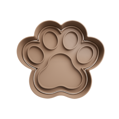 Footprint Dog Cookie Cutter STL 5