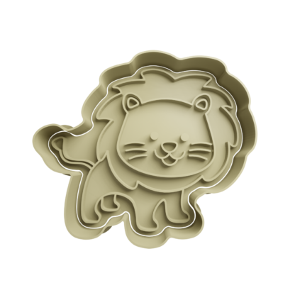 Lion Cookie Cutter STL 3