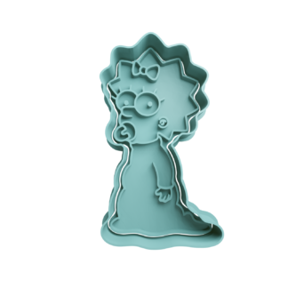 Maggie Simpsons Cookie Cutter STL 3