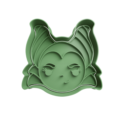 Maleficent Head Cookie Cutter STL 3