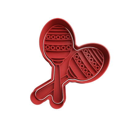 Maraca Cookie Cutter STL