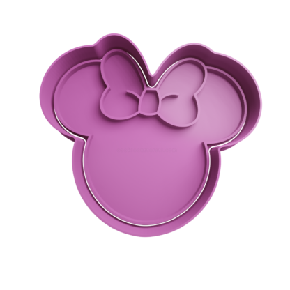 Minnie Head Cookie Cutter STL 2