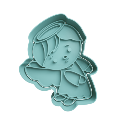 Angel Cookie Cutter STL 15