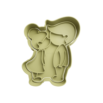 Couple Cookie Cutter STL 3