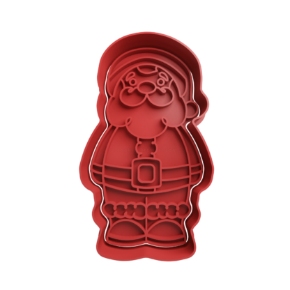 Santa Claus Cookie Cutter STL 25