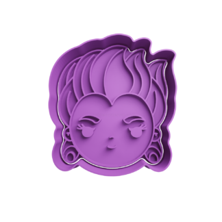 Ursula Head Cookie Cutter STL