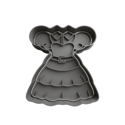 Dress Cookie Cutter STL 10