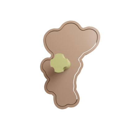 Teddy with Ballons Hearts Cookie Cutter STL