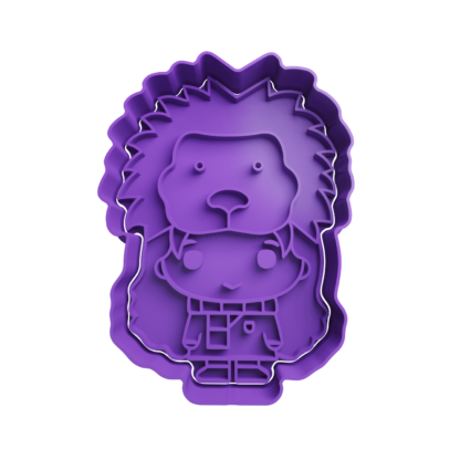 Luna Lovegood with Lion Head Cookie Cutter STL 2