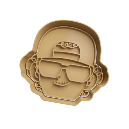 Bruno Mars Head Cookie Cutter STL