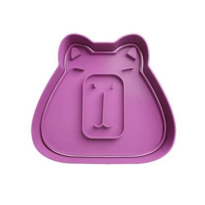 Capybara Head Cookie Cutter STL