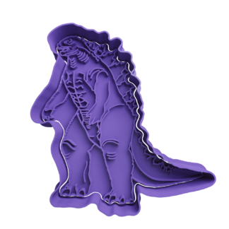 Godzilla Cookie Cutter STL