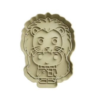 Luna Lovegood with Lion Head Cookie Cutter STL