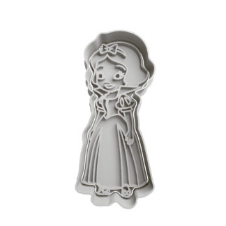 Snow White Cookie Cutter STL