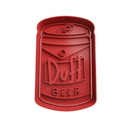 Duff Beer Can Cookie Cutter STL