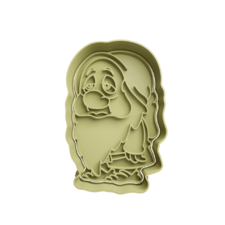 Dwarfs Sleepy Cookie Cutter STL