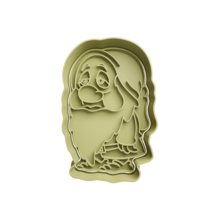 Dwarfs Sleepy Cookie Cutter STL