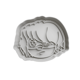 Luna Girl Head Cookie Cutter STL