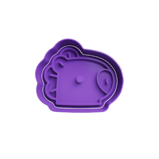 Mang BT21 Baby Head Cookie Cutter STL