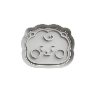 RJ BT21 Baby Head Cookie Cutter STL