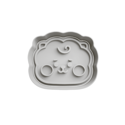 RJ BT21 Baby Head Cookie Cutter STL