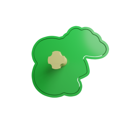 Capybara with Letter and Heart Ballons Cookie Cutter STL