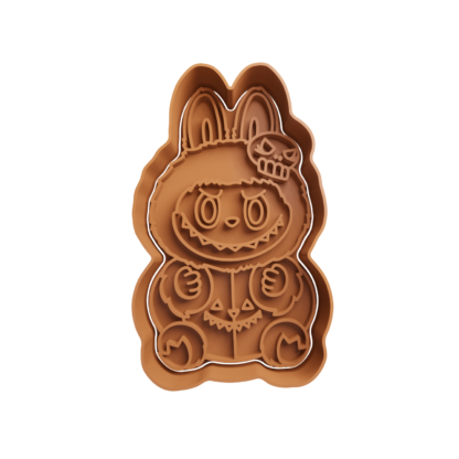 Labubu Halloween Cookie Cutter STL