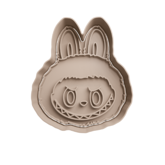 Labubu Head Cookie Cutter STL