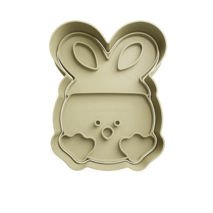 Chick with Bunny Custome Cookie Cutter STL