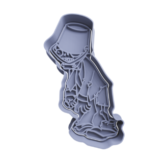 Buckethead Zombie Cookie Cutter STL