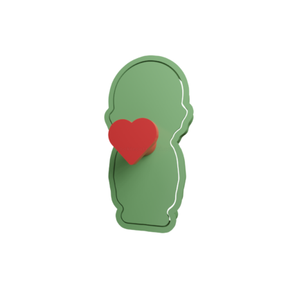 Piccolo Chibi Cookie Cutter STL