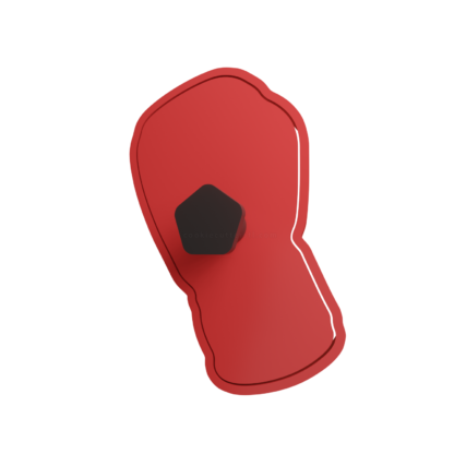 Boxing Glove Cookie Cutter STL 2
