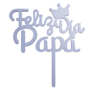 Feliz Día Papá Topper Cupcake STL