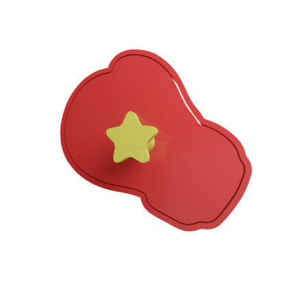 Boxing Glove Cookie Cutter STL