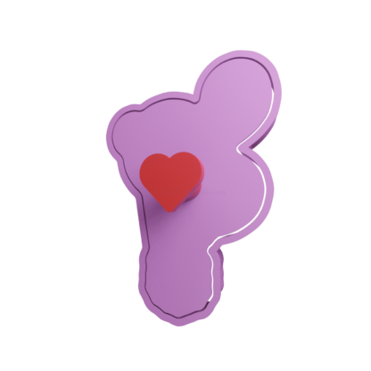 Bear Foil Balloons – Its a Girl Cookie Cutter STL