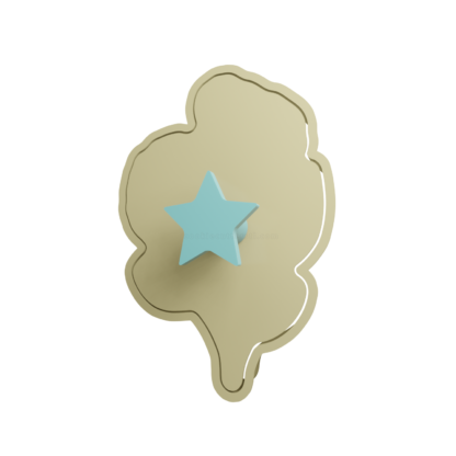2 Flowers Cookie Cutter STL