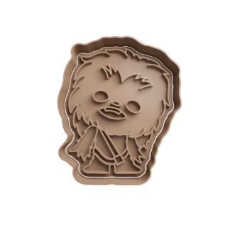 Chewbacca Cute Cookie Cutter STL