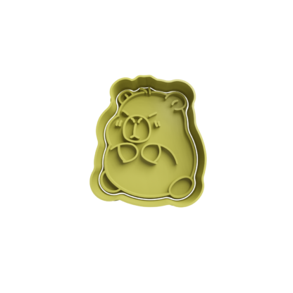Baby Capybara Cookie Cutter STL 2