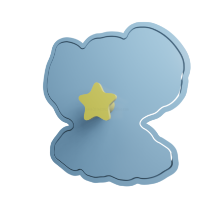 Baby Elephant Cookie Cutter STL